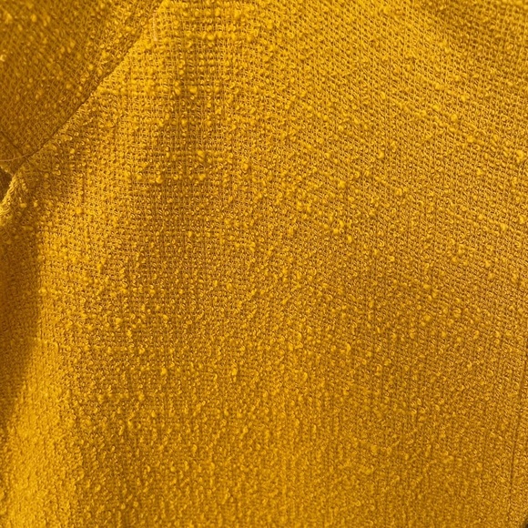Madewell Texture & Thread Mustard Mini Dress Size Medium - Picture 10 of 15